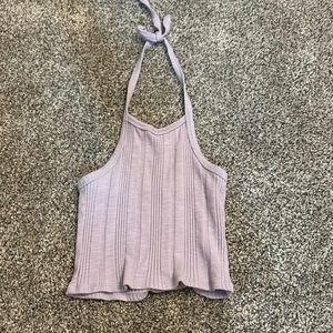 lavender aéropostale halter top